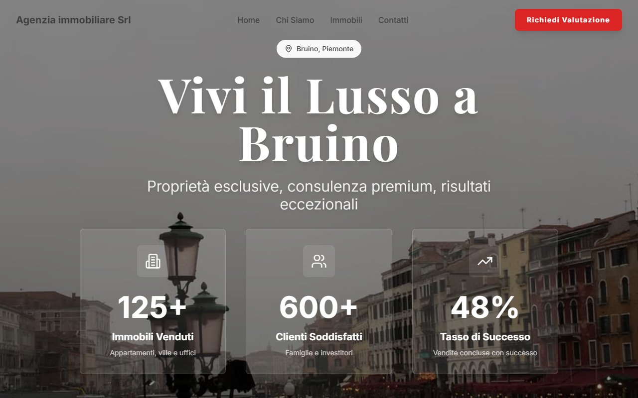 Anteprima sito Immobliare srl