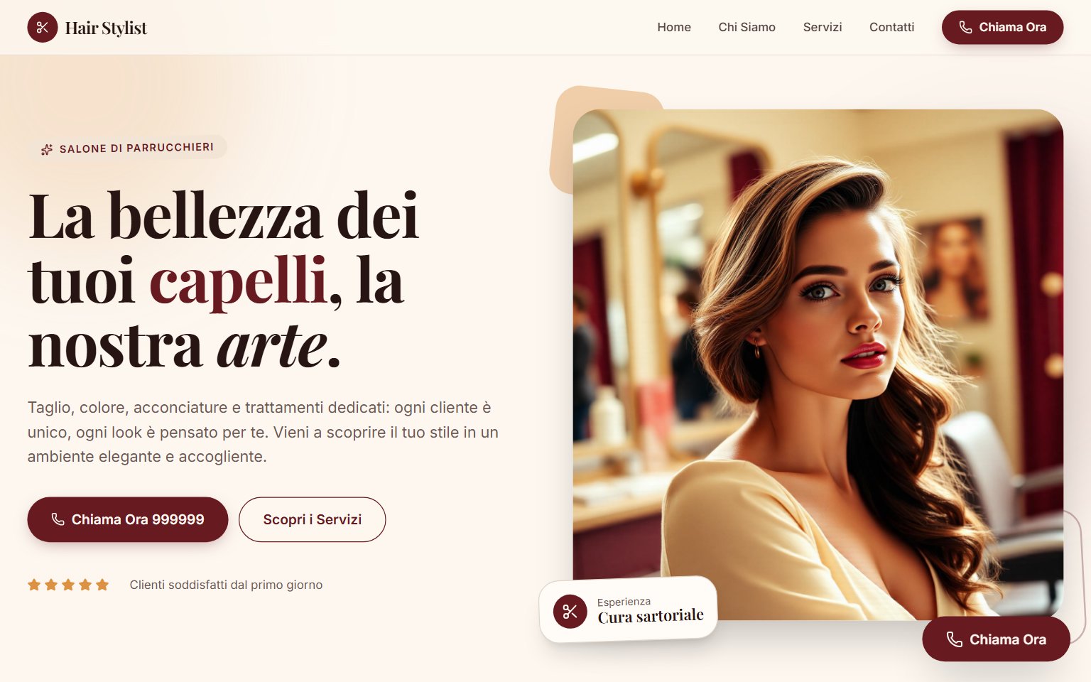 Anteprima sito Hair Stylist Srl