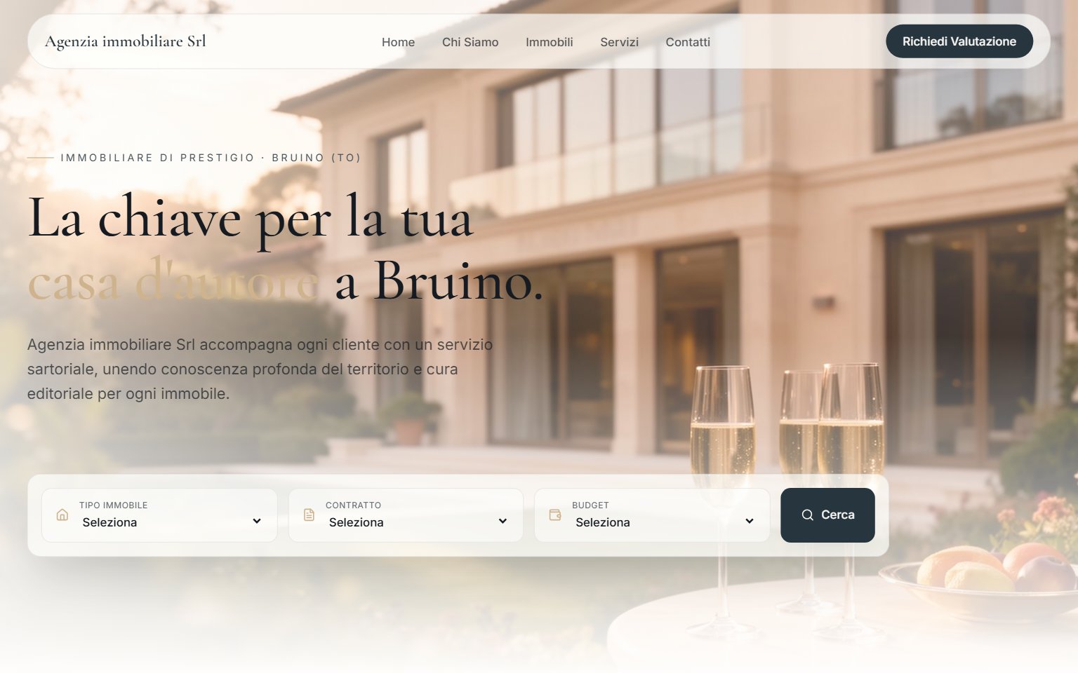 Anteprima sito Immobliare srl