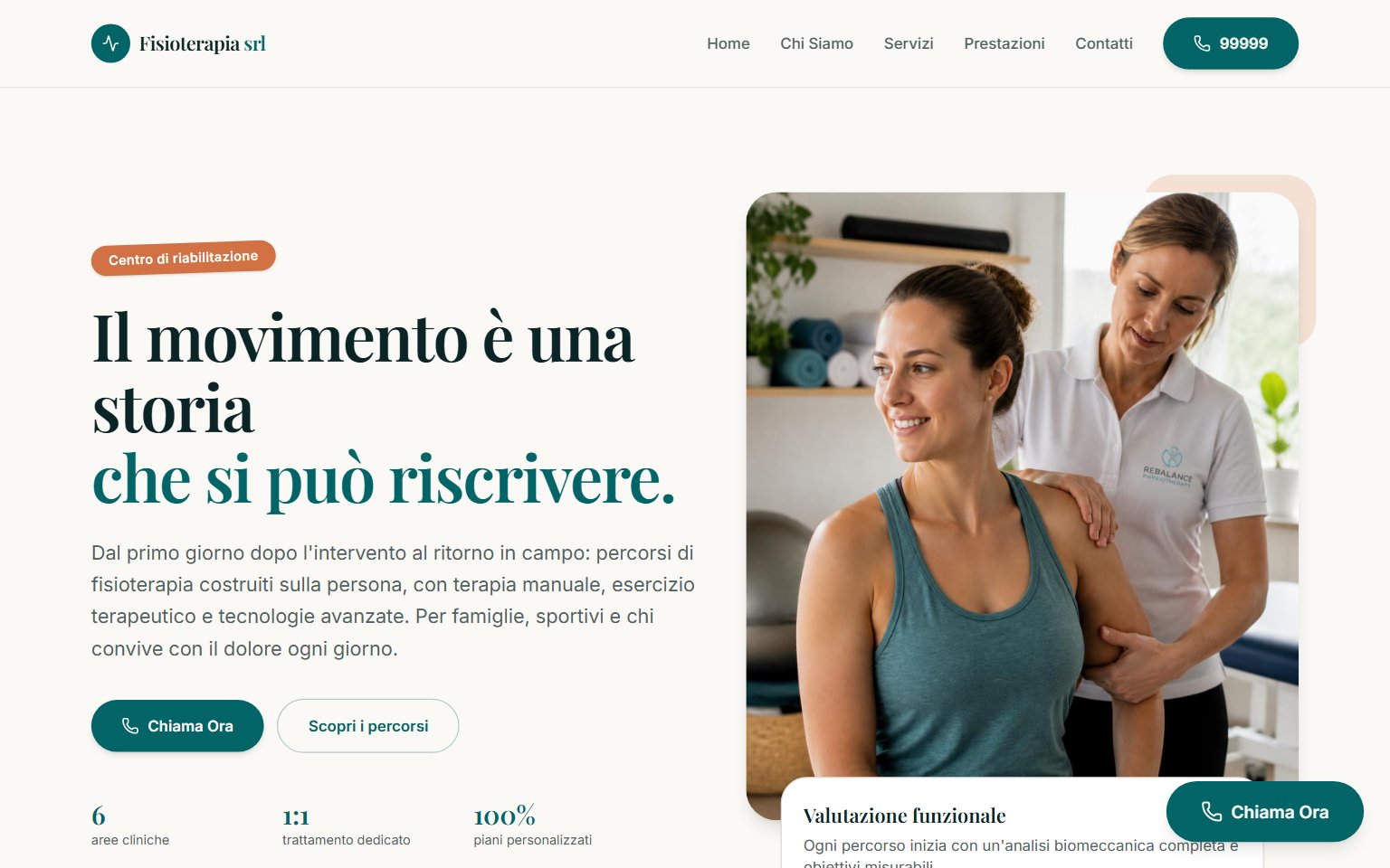 Anteprima sito fisioterapia srl 